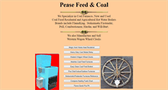 Desktop Screenshot of peasefeedandcoal.com