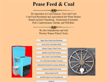 Tablet Screenshot of peasefeedandcoal.com